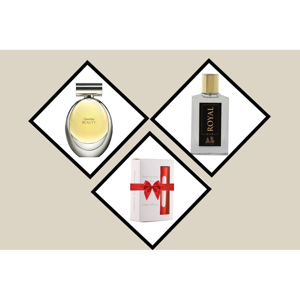 Two distinct perfumes + a gift power bank Two distinct perfumes + a gift power bank