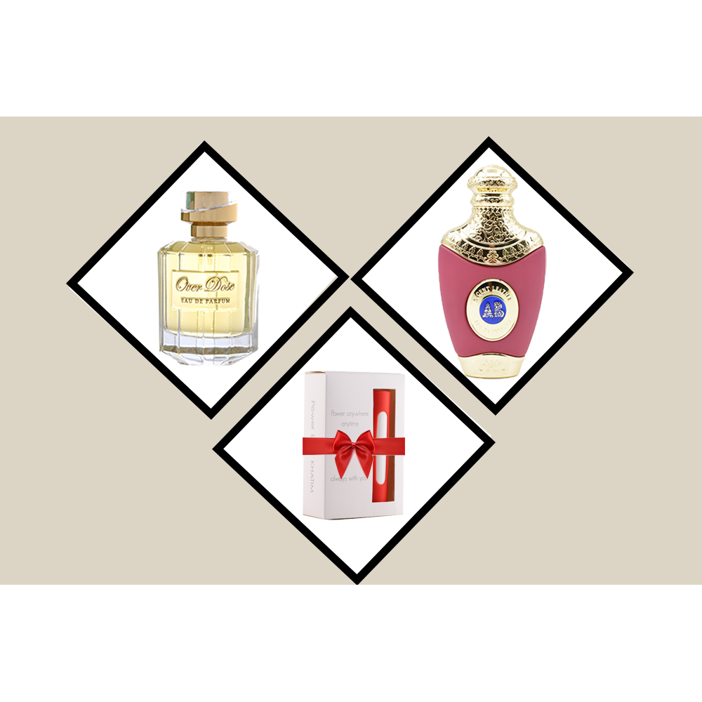 Two distinct perfumes + a gift power bank Two distinct perfumes + a gift power bank