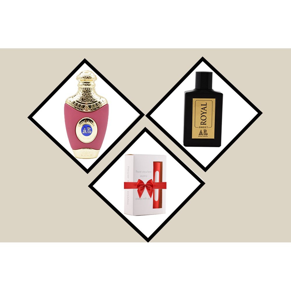 Two distinct perfumes + power bank gift Two distinct perfumes + power bank gift