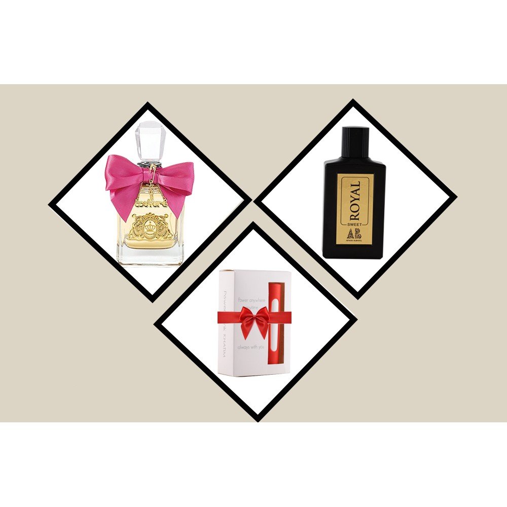 Two distinct perfumes + a gift power bank Two distinct perfumes + a gift power bank