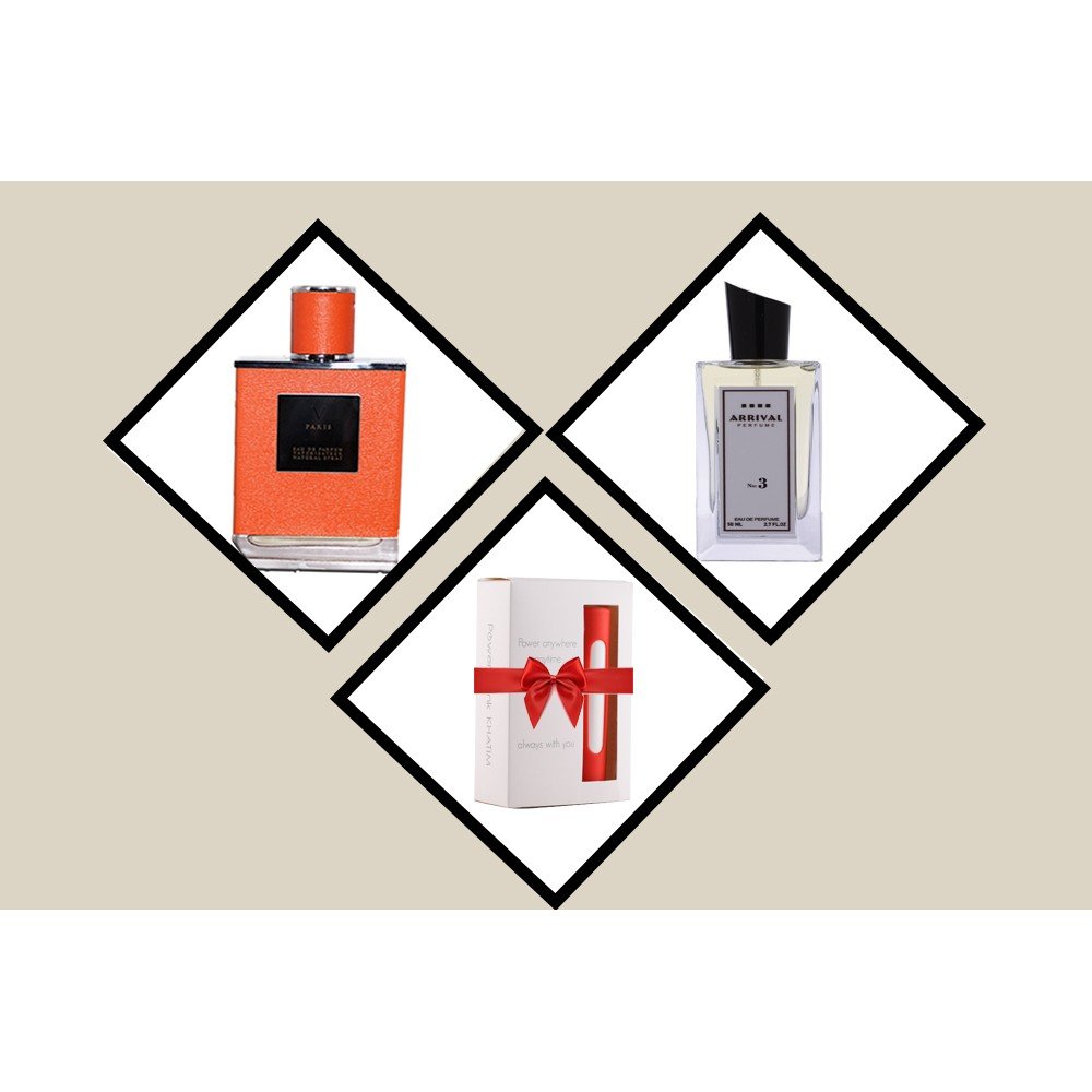 Two distinct perfumes + a gift power bank Two distinct perfumes + a gift power bank