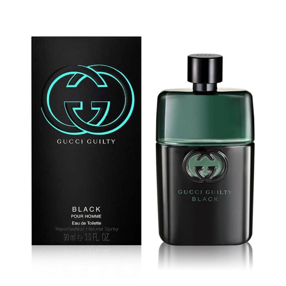 عطر قوتشي غليتي بلاك للرجال او دو تواليت 90مل 